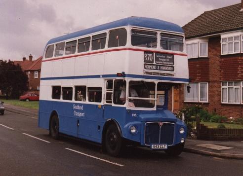 Southend 116 on route R70